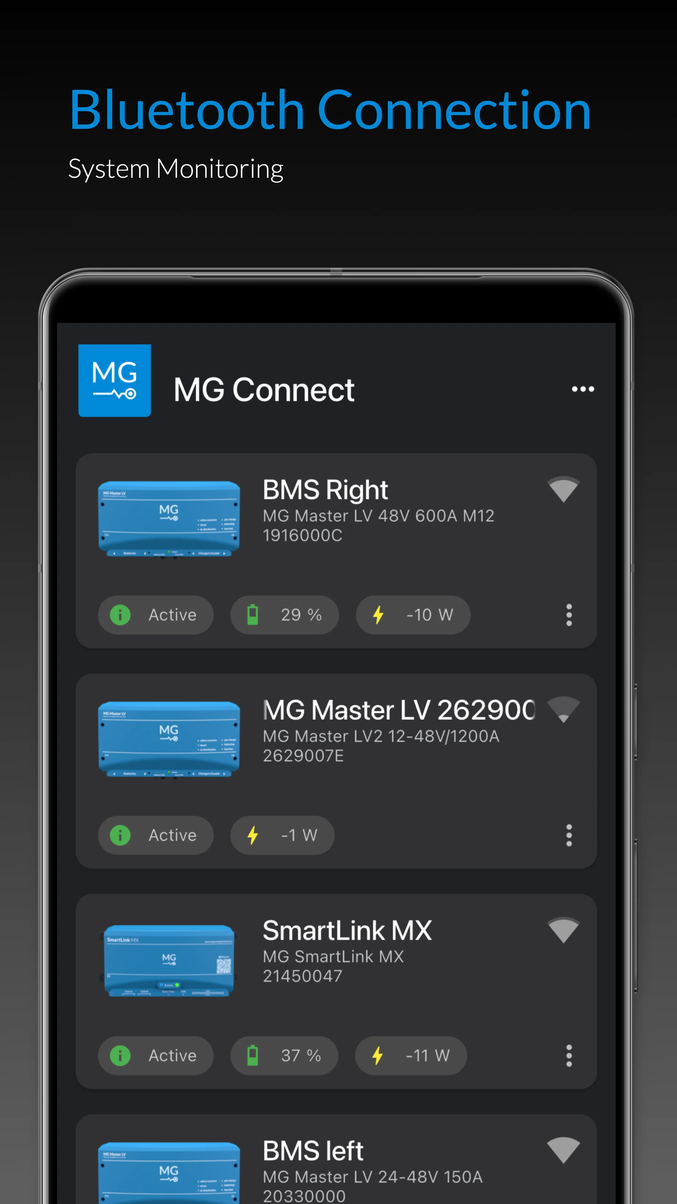 MG Connect screenshot
